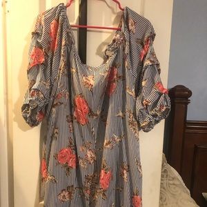 Off the shoulder party dress